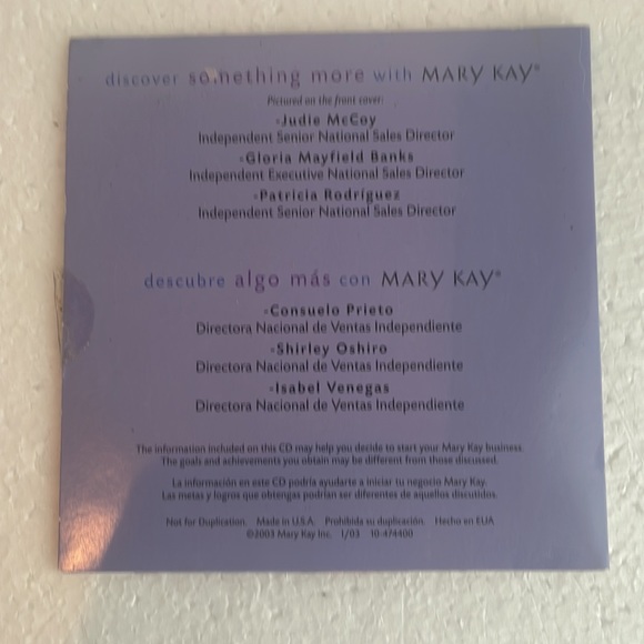 Bundle CDs Mary Kay is the perfect opportunity discover something more bilingual - Picture 6 of 6